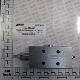 VALVE OVERCENTER 3/8