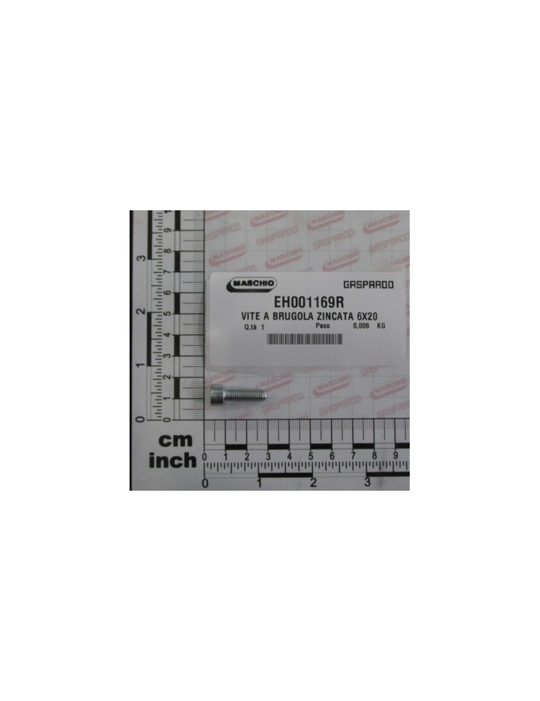 SCREW ALLEN 6X20 ZINC