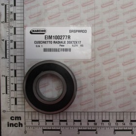 RADIAL BEARING 35X72X17