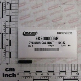 CYLINDIRICAL BOLT - 5X 22