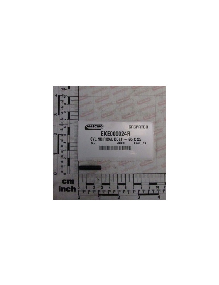 CYLINDIRICAL BOLT - Ã5 X 25