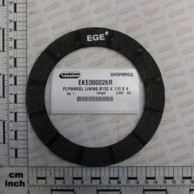 FLYWHEEL LINING Ã152 X 110 X 4