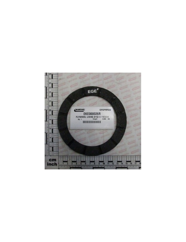 FLYWHEEL LINING Ã152 X 110 X 4