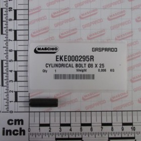 CYLINDRICAL BOLT Ã8 X 25