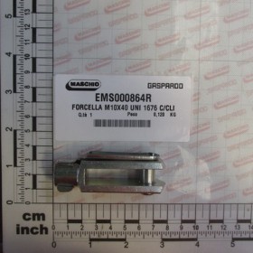 FORK M10X40 UNI 1676 C/CLI