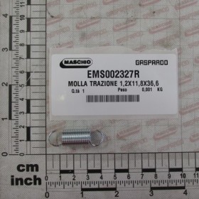 TRACTION SPRING 1,2X11,8X36,6