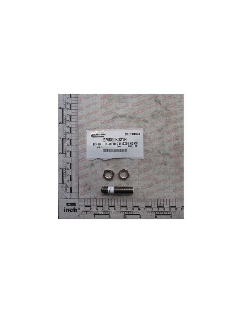 SENSOR M12 NC CONN