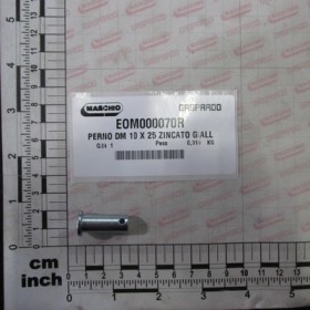 PIN DM 10 X 25 ZINCATO GIALL