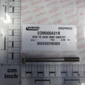 SCREW TE 8X90 INOX UNI5737
