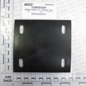 UPPER REAR RUBBER 4MM (FLEX.HO