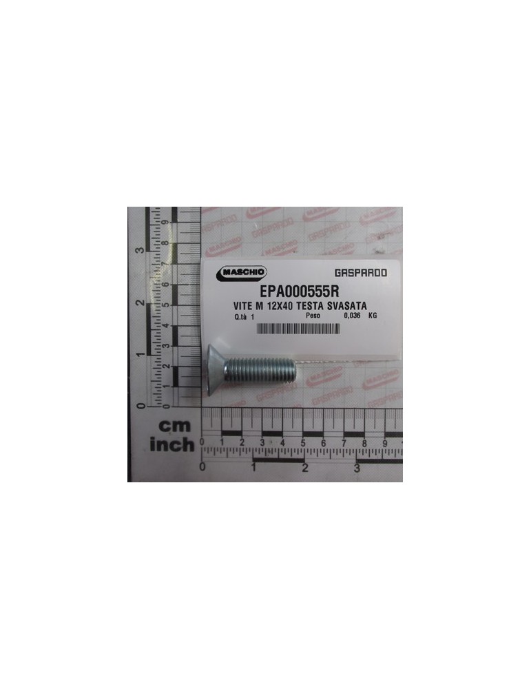 BOLT M12X40 COUNT.HEAD IMBUS