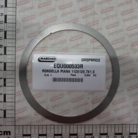 FLAT WASHER 112X129,7X1,5