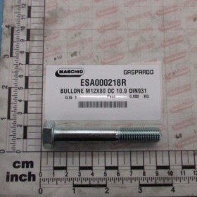 BOLT M12X80 OC 10.9 DIN931