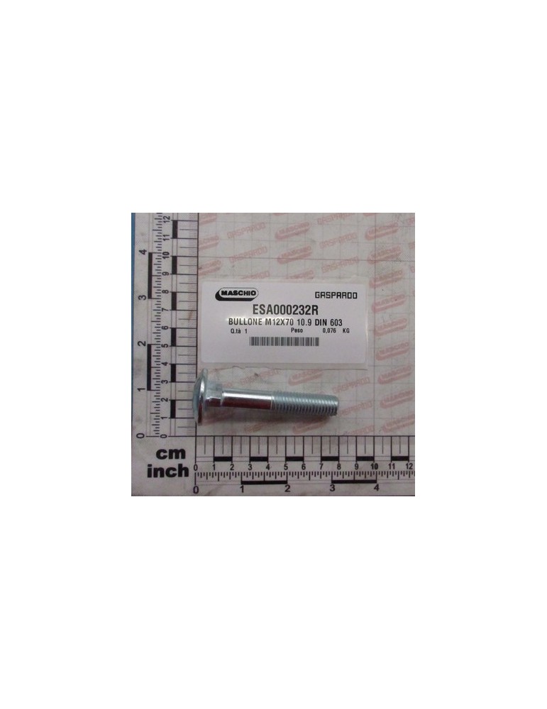 BOLT M12X70 10.9 DIN 603