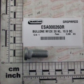 BOLT M12X 30 KL. 10.9 OC.