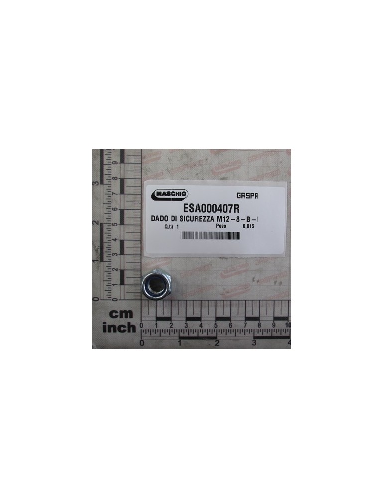 SECURING NUT M12-8-B-FE/ZN8