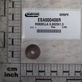 WASHER 6,6X25X1,5