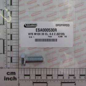 SCREW M12X 30 CL.8.8 Z.(82105)