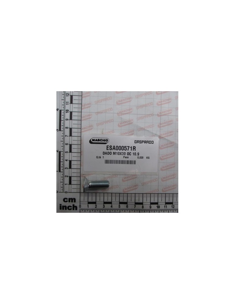 NUT M10X30 OC 10.9