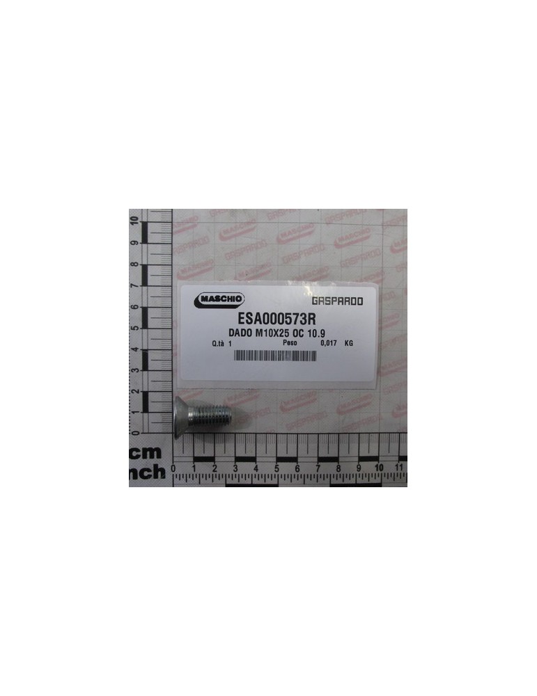 SCREW M10X25 OC 10.9