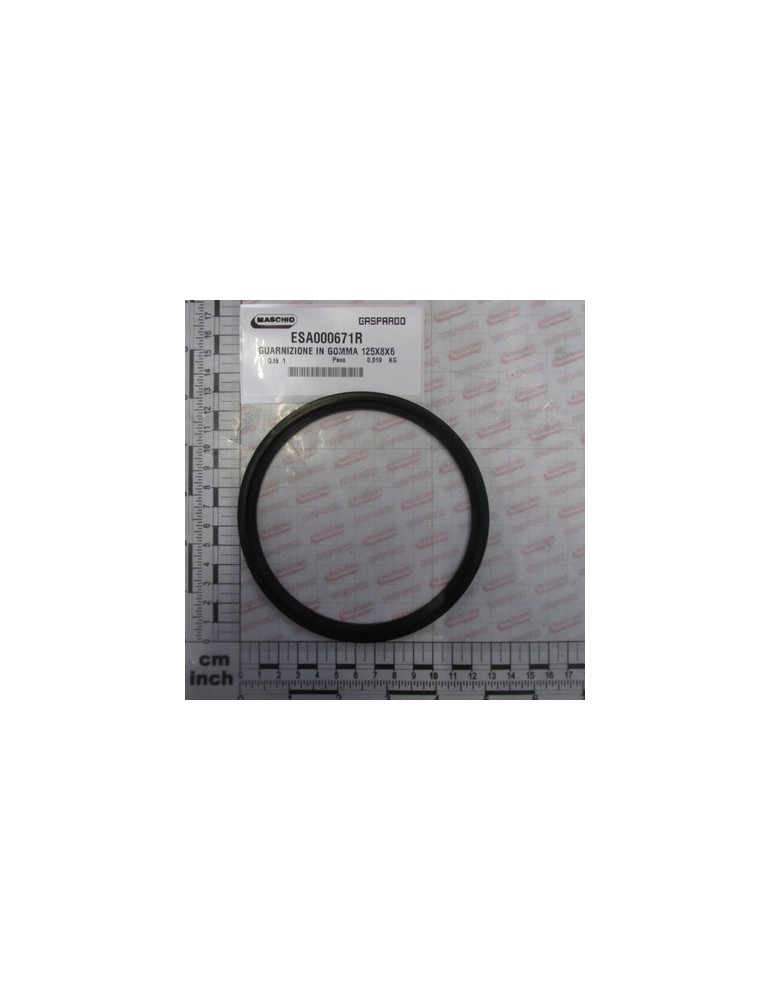 RUBBER GASKET 125x8x6