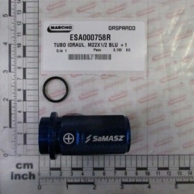 HYDRAULIC HOSE M22X1/2 BLU +1
