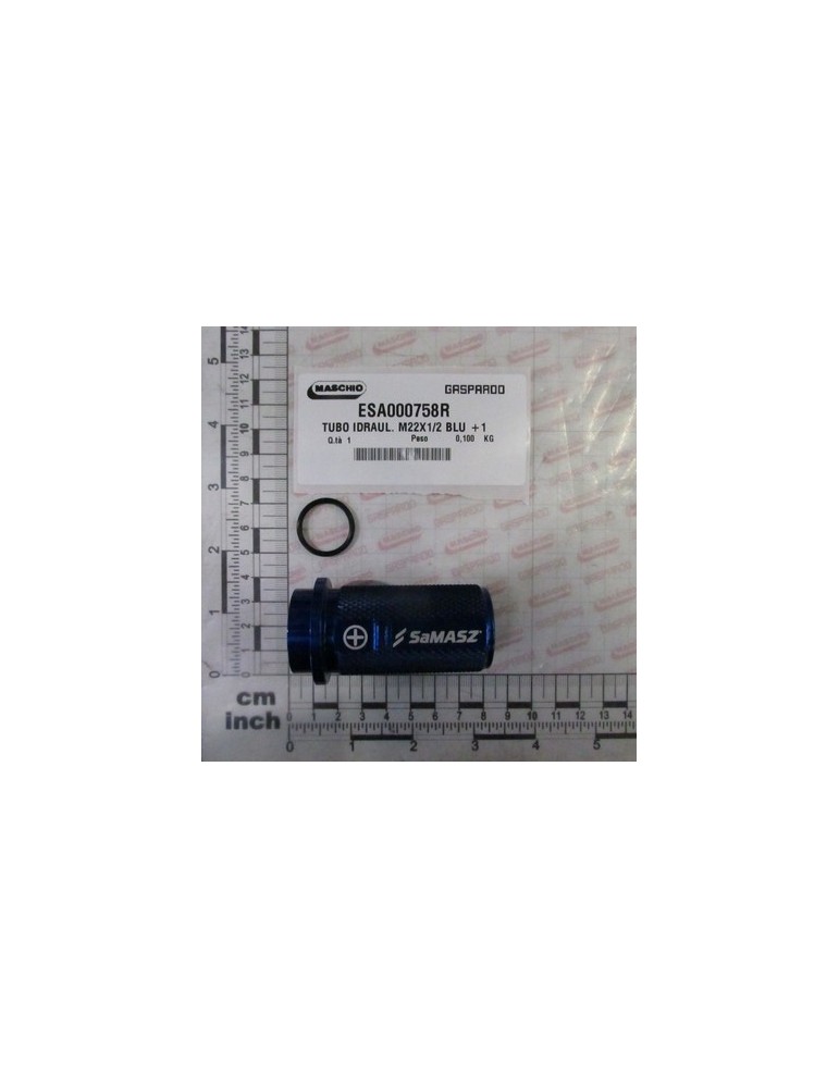 HYDRAULIC HOSE M22X1/2 BLU +1