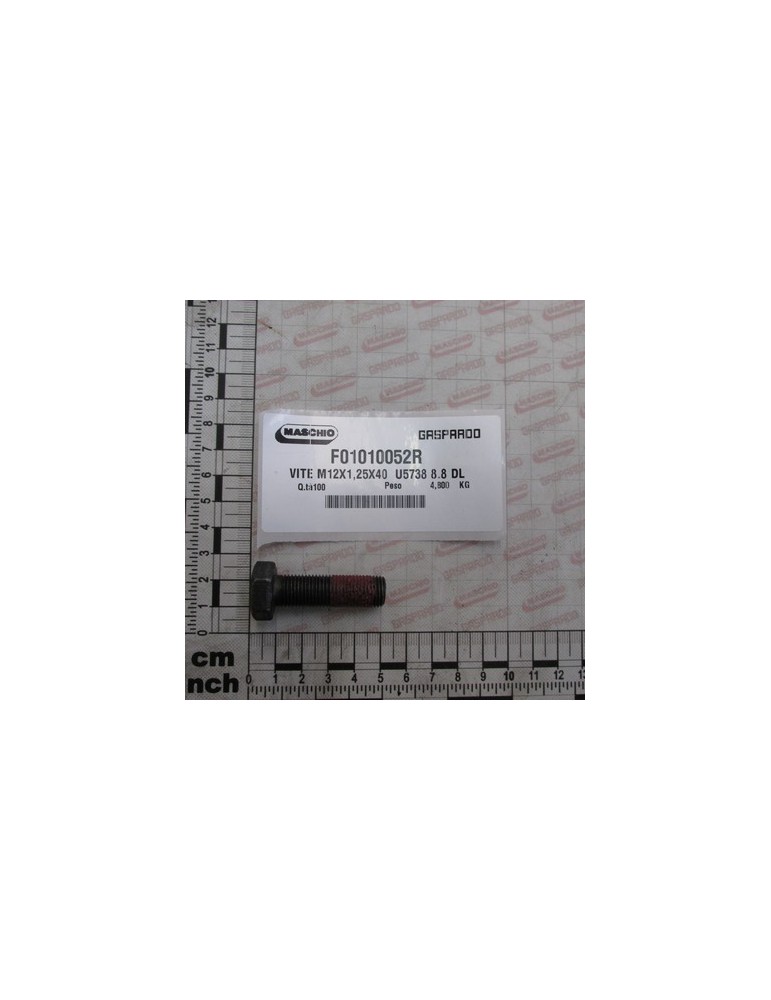 SCR. M12X1,25X40  U5738  8.8DL