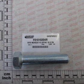 BOLT M24X2X110 U5740 10.9 ZN