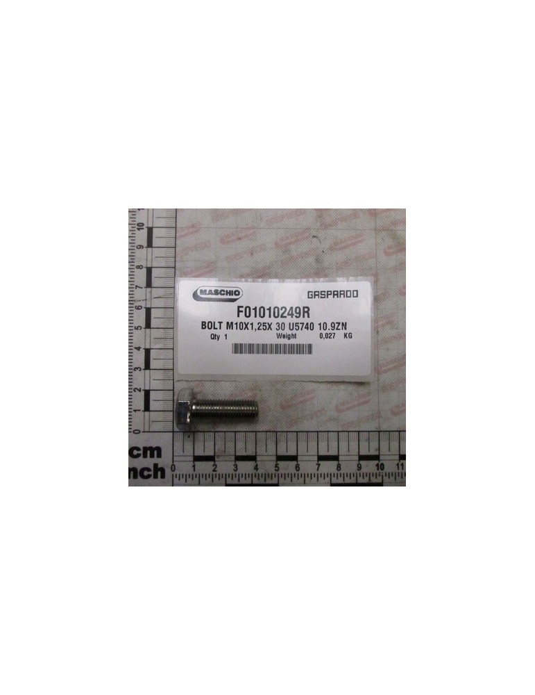 BOLT M10X1,25X 30 U5740 10.9ZN