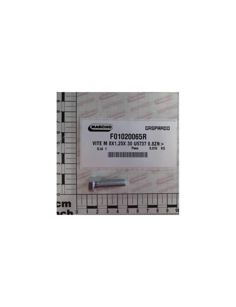 SCREW M 8X1,25X 30  U5737 8.8Z