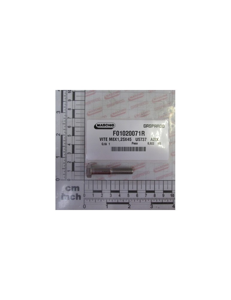 SCR. M8X1,25X45   U5737   A2IX