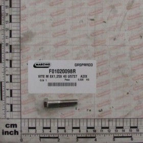 BOLT M 8X1,25X 40 U5737   A2IX