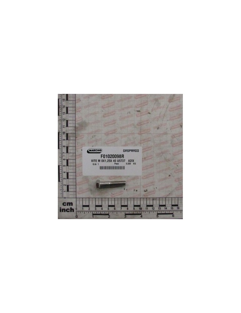 BOLT M 8X1,25X 40 U5737   A2IX