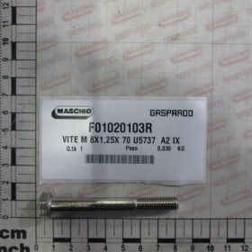 SCREW M 8X1,25X 70 U5737  A2IX