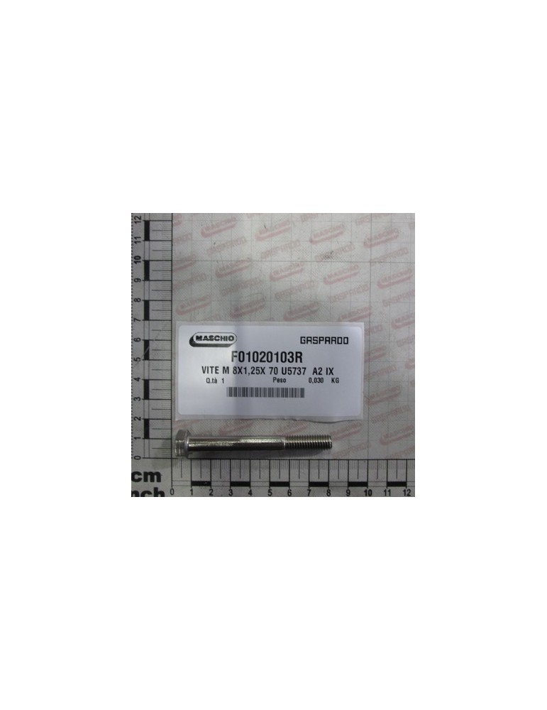 SCREW M 8X1,25X 70 U5737  A2IX
