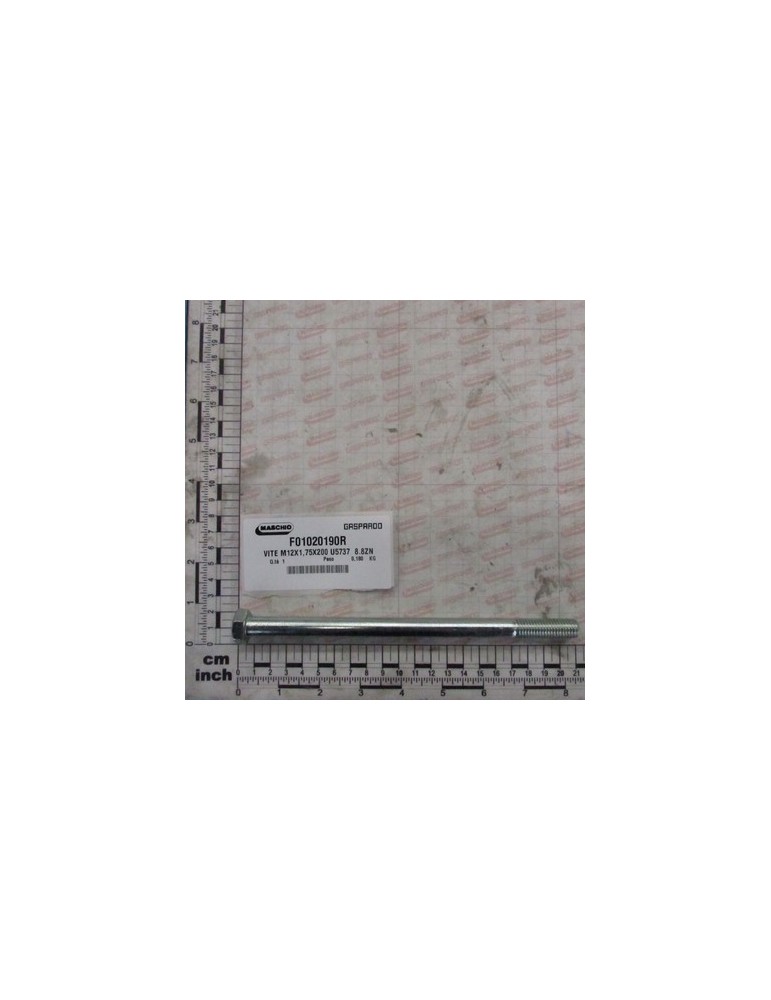 SCREW M12X1,75X200 U5737 8.8ZN