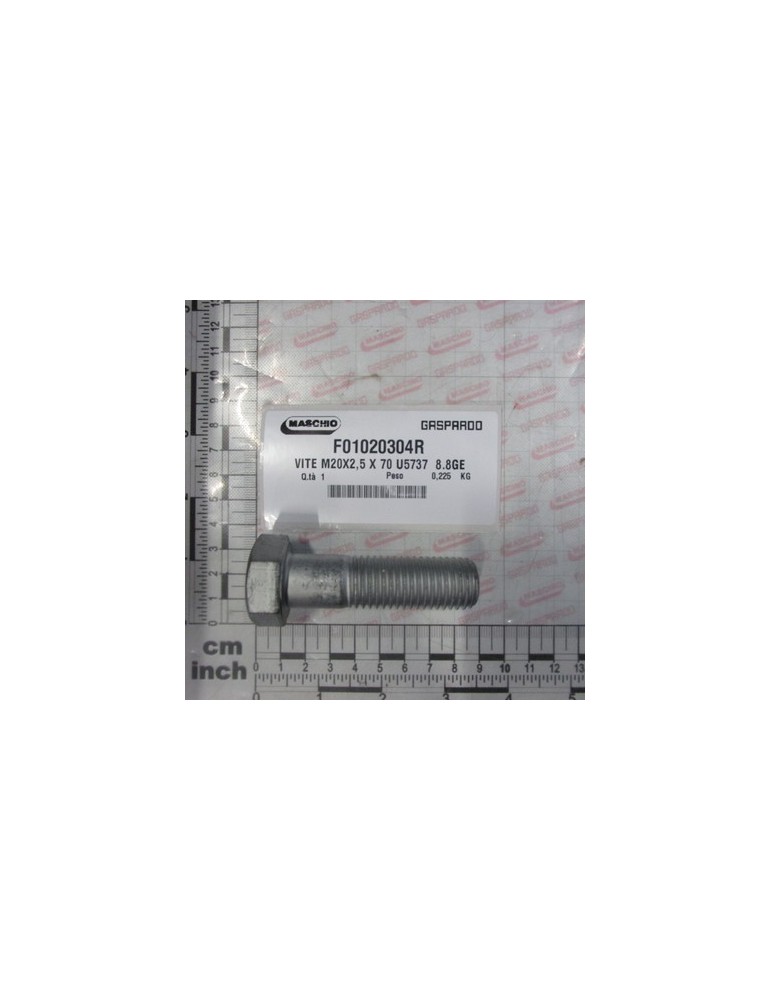 BOLT M20X2,5 X 70 U5737  8.8GE