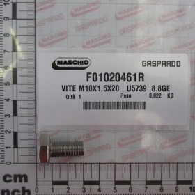 SCREW M10X1,5X20 U5739  8.8GE