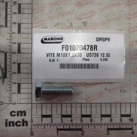 SCR. M10X1,5X30   U5739 12.9ZN