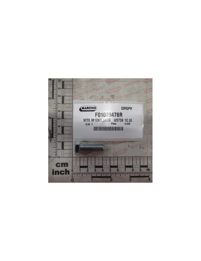SCR. M10X1,5X30   U5739 12.9ZN