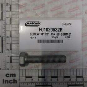 SCREW M12X1,75X 60 GEOMET