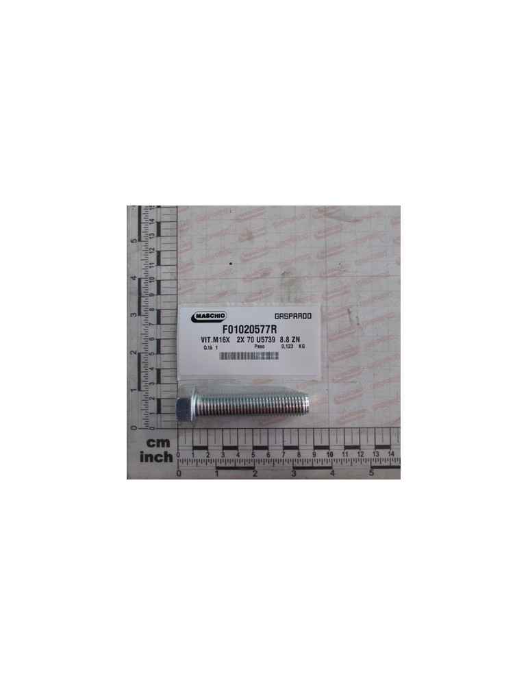 SCREW M16X   2X 70 U5739 8.8