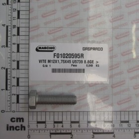 SCREW M12X1,75X 45 U5739 8.8GE