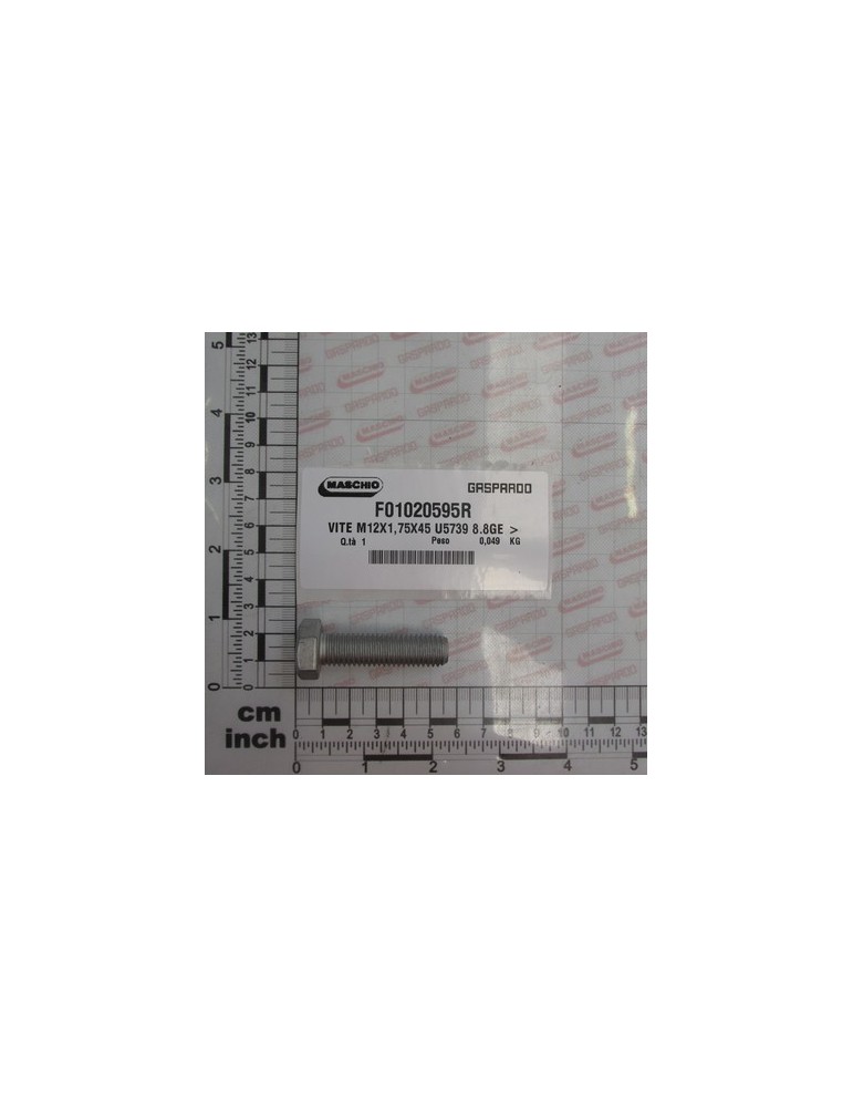 SCREW M12X1,75X 45 U5739 8.8GE