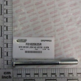 SCR. M12X1,25X140 U5738  8.8ZN