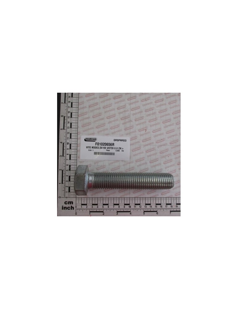 SCREW M30X3,5X150 U5739 8.8 ZN