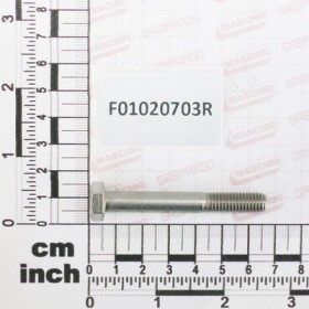 SCREW M 8X1,25X 60 U5737 A2 IX