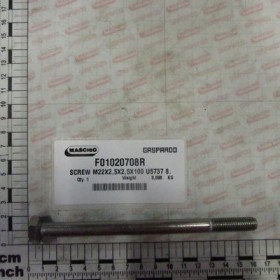SCREW M22X2,5X2,5X100 U5737 8.