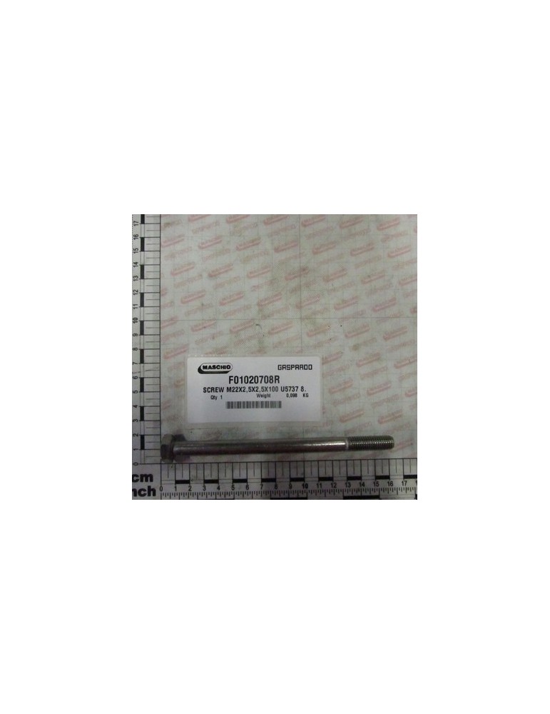 SCREW M22X2,5X2,5X100 U5737 8.